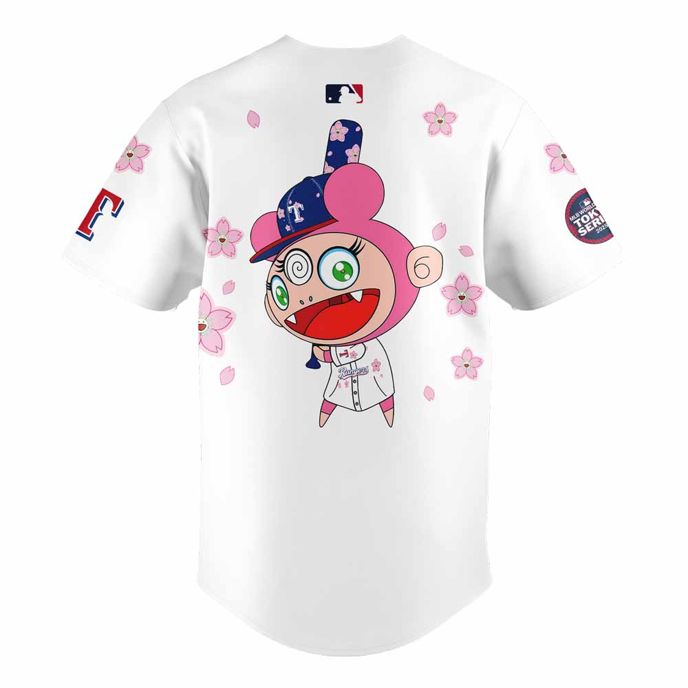 Texas Rangers Takashi Murakami x  World Tour Tokyo Series Jersey