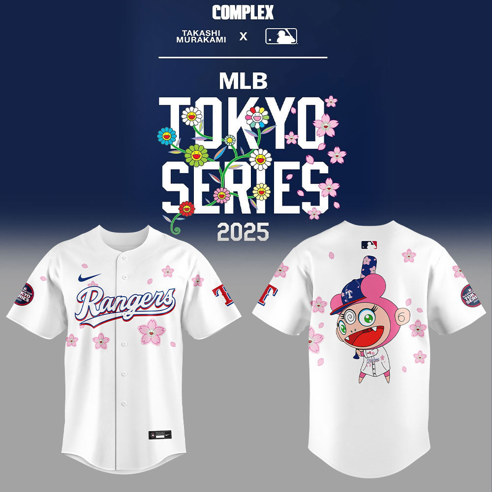 Texas Rangers Takashi Murakami x  World Tour Tokyo Series Jersey