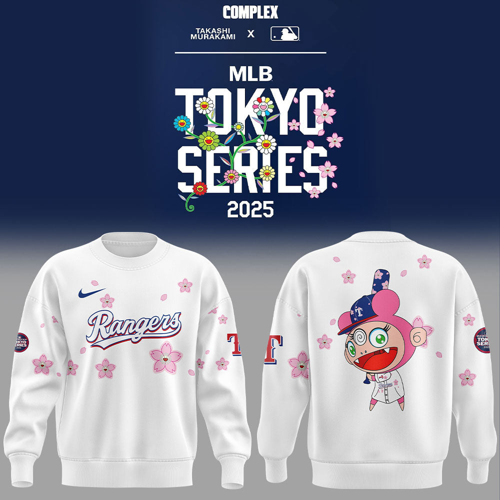 Texas Rangers Takashi Murakami x  World Tour Tokyo Series Sweatshirt