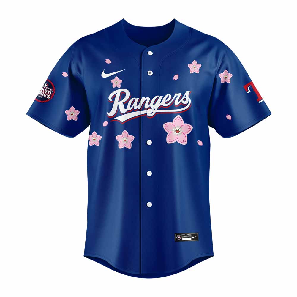 Texas Rangers Takashi Murakami x  World Tour Tokyo Series V2 Jersey