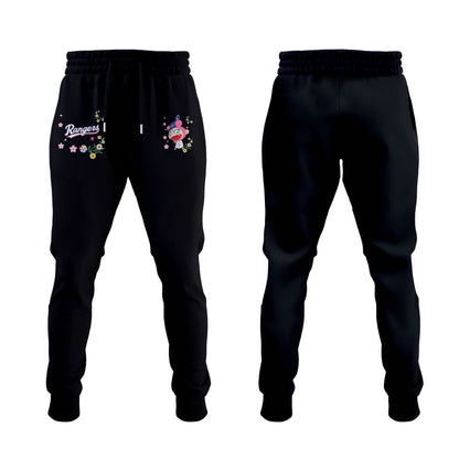 Texas Rangers Takashi Murakami x  World Tour Tokyo Series Whrite Flower Mix Jersey