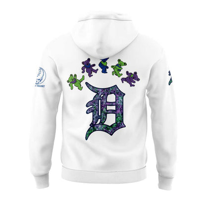 Detroit Tigers Grateful Dead Night Hoodie