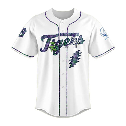 Detroit Tigers Grateful Dead Night Jersey