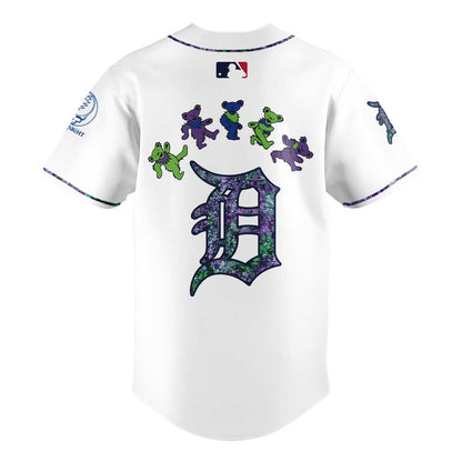 Detroit Tigers Grateful Dead Night Jersey