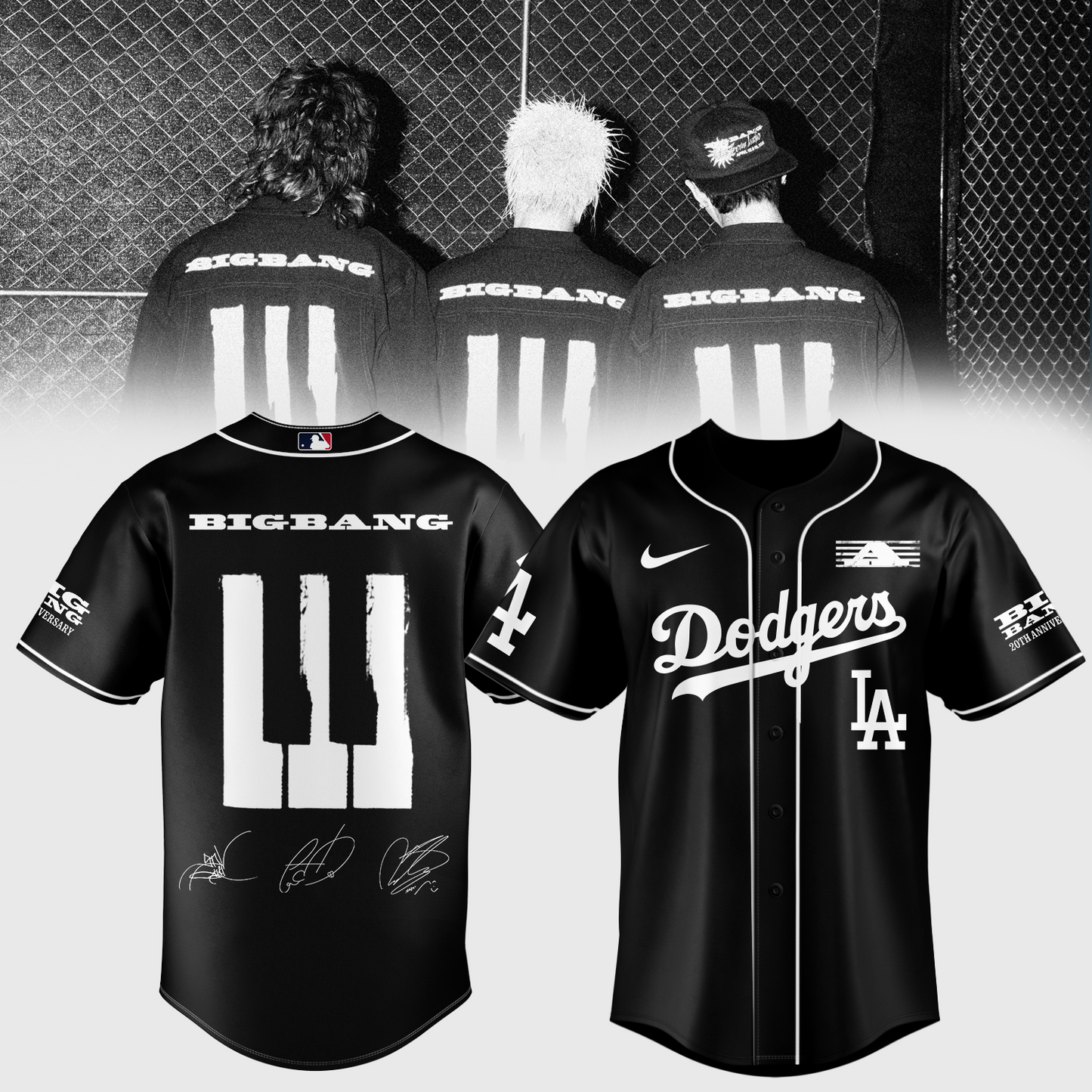 BIGBANG x MLB Baseball Jersey - K-Pop Limited Edition