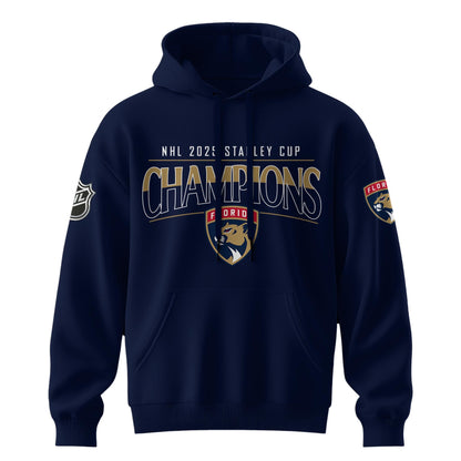 Florida Panthers Champion Hoodie Signature Stanley Cup Final 2025