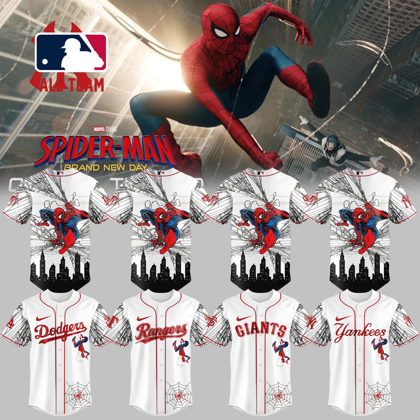 MLB ALL TEAM x Spider Man: Brand New Day Jersey | PF59