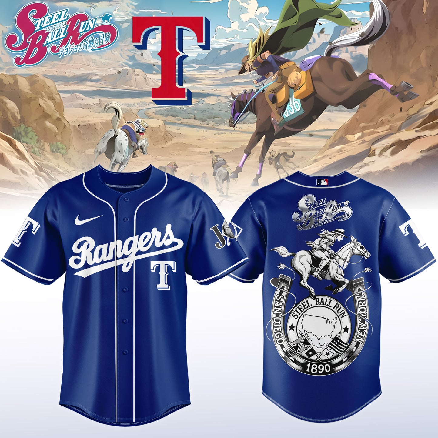 MLB ALL TEAMS x Steel Ball Run Limited Jersey | LY81