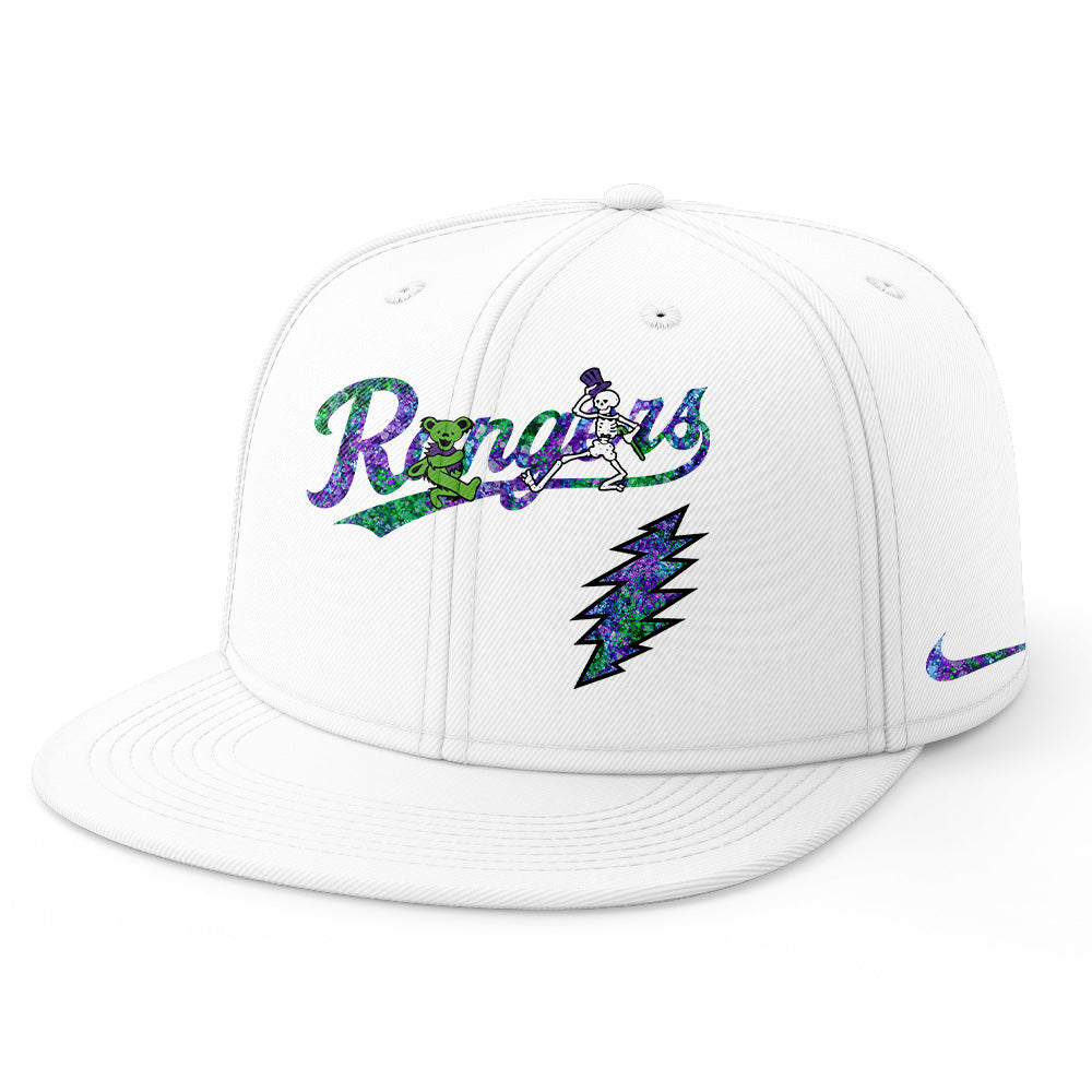 Texas Rangers Grateful Dead Night Jersey Simple 2025 Season