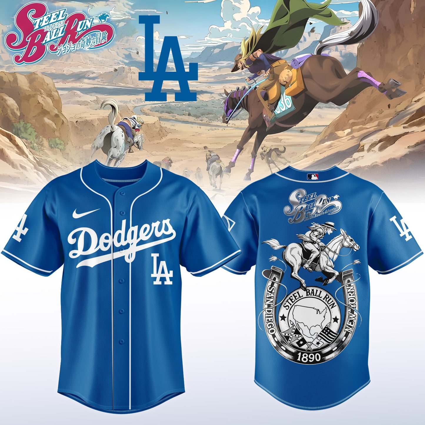 MLB ALL TEAMS x Steel Ball Run Limited Jersey | LY81