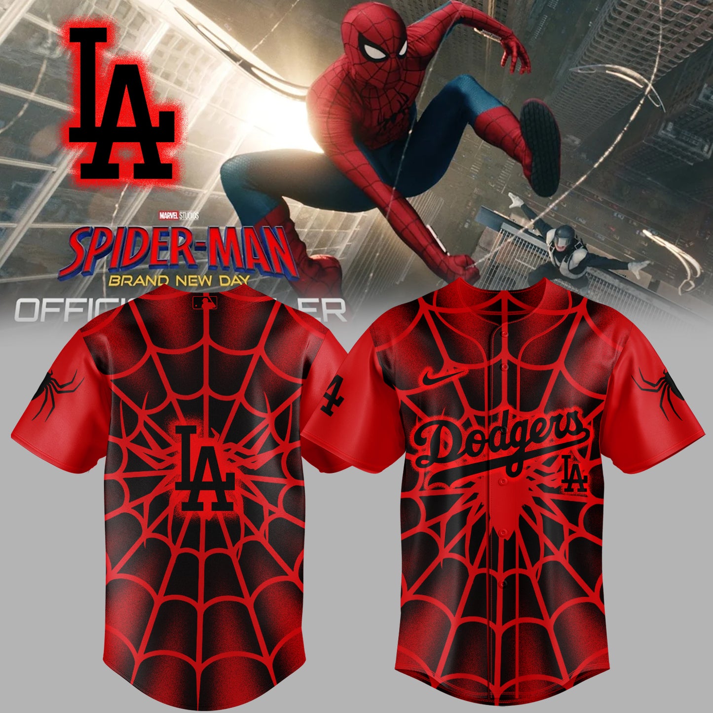 MLB ALL TEAM x Spider Man: Brand New Day Jersey | QN66