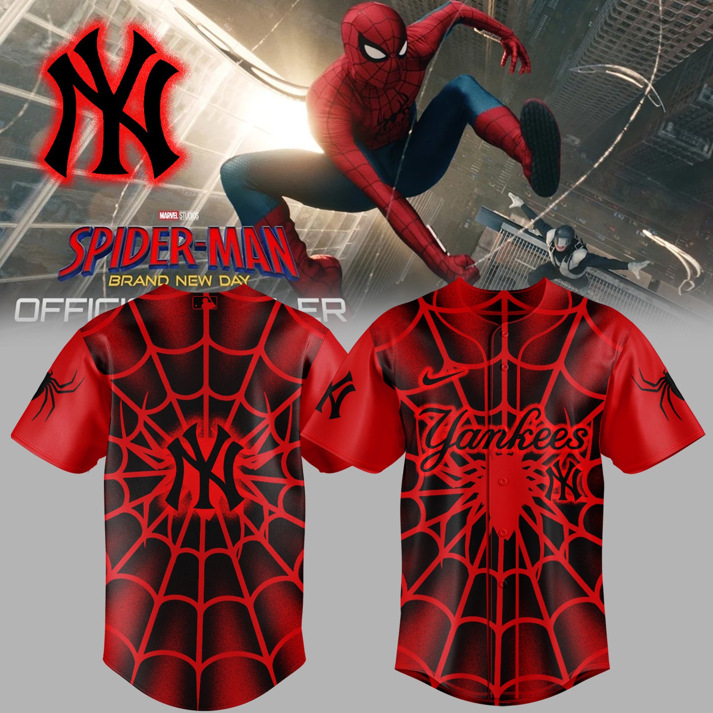 MLB ALL TEAM x Spider Man: Brand New Day Jersey | QN66