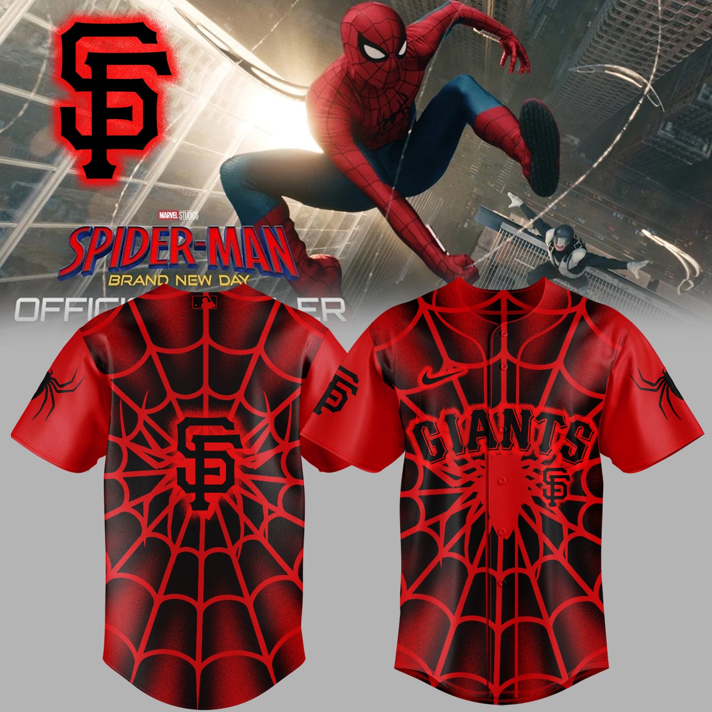 MLB ALL TEAM x Spider Man: Brand New Day Jersey | QN66
