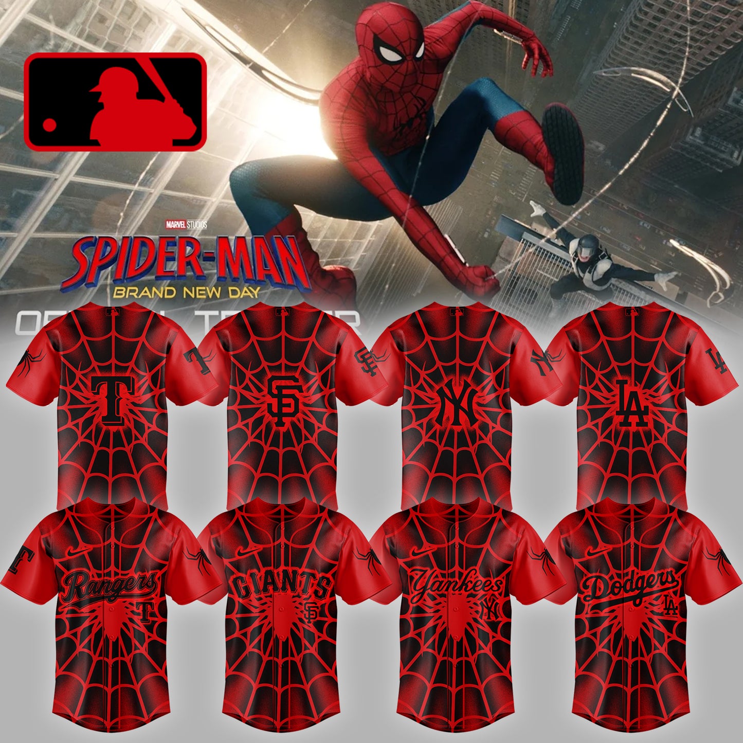 MLB ALL TEAM x Spider Man: Brand New Day Jersey | QN66