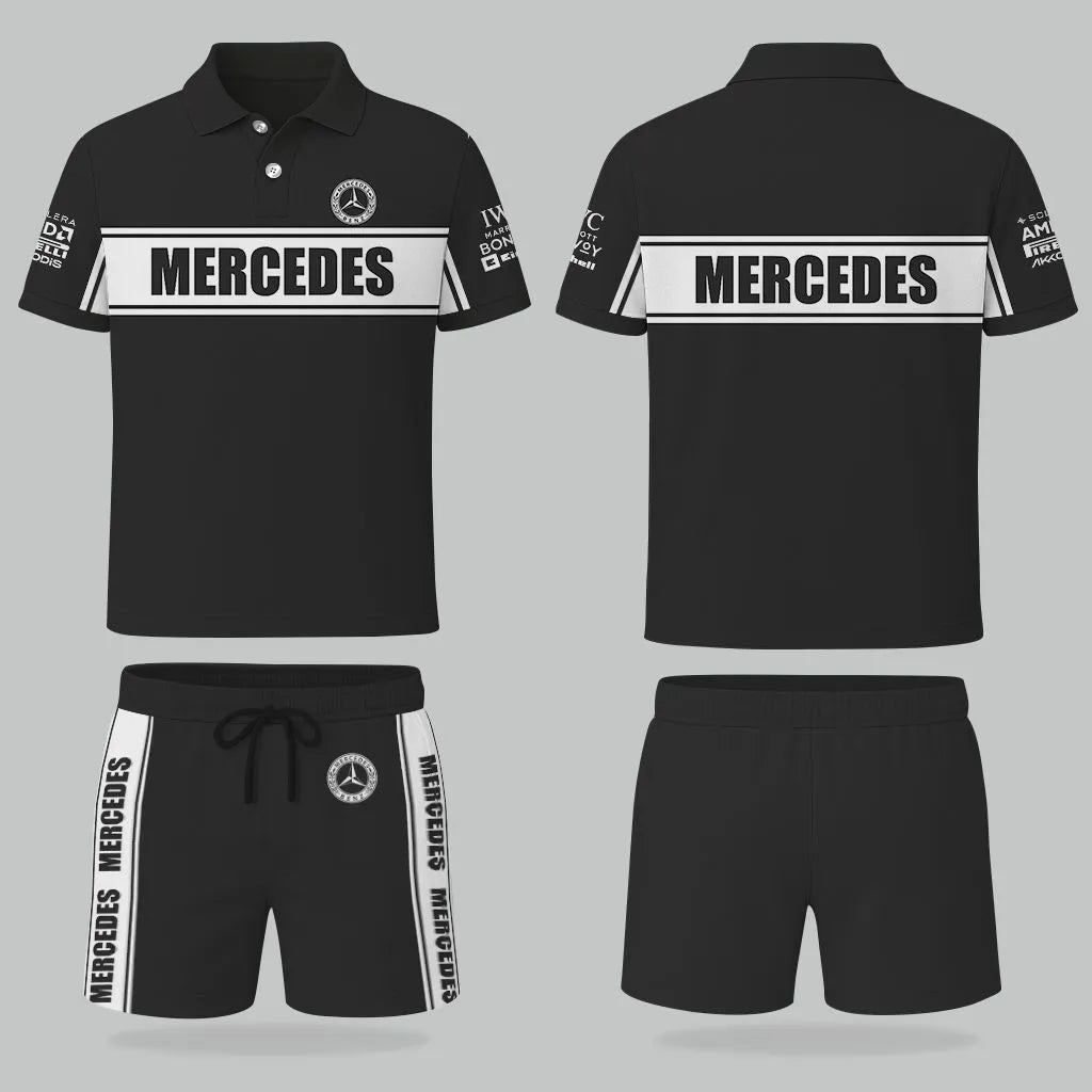 High Quality Men's Mercedes Polo Set MERCEDES-PO+STK-MR01498716