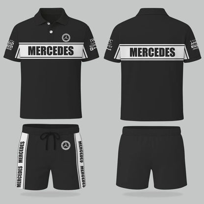 High Quality Men's Mercedes Polo Set MERCEDES-PO+STK-MR01498716