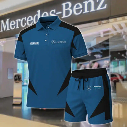 High Quality Customized Men's Mercedes Polo Set MERCEDES-PO+STK-MR01498712