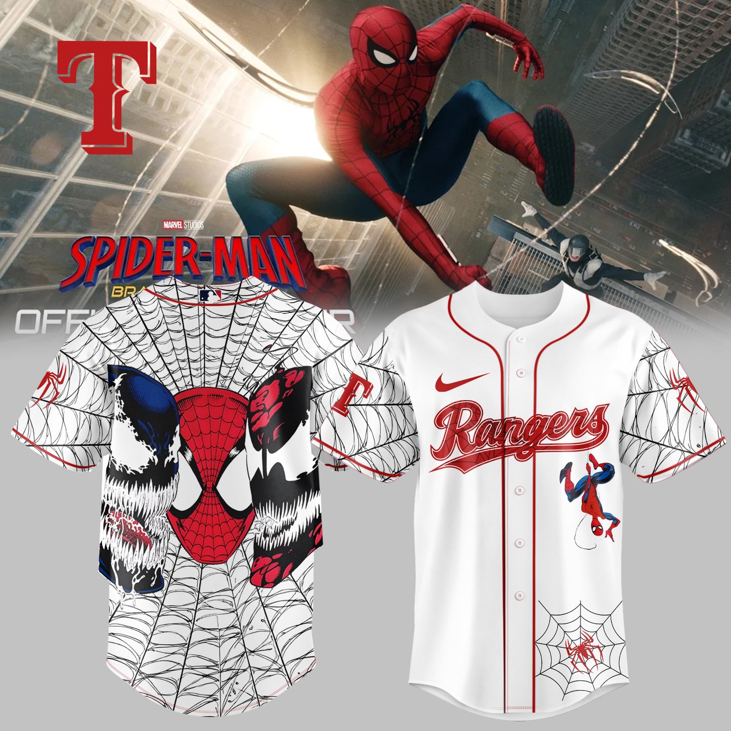 MLB ALL TEAM x Spider Man: Brand New Day Jersey | GJ94