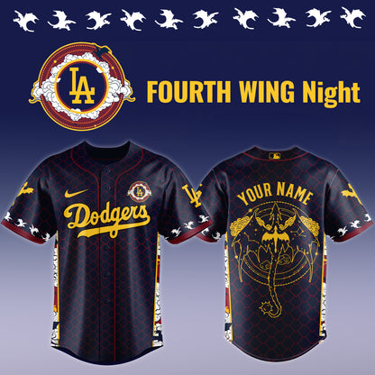 MLB ALL TEAMS x Fourth Wing Night Jersey (Custom Name) | NX64