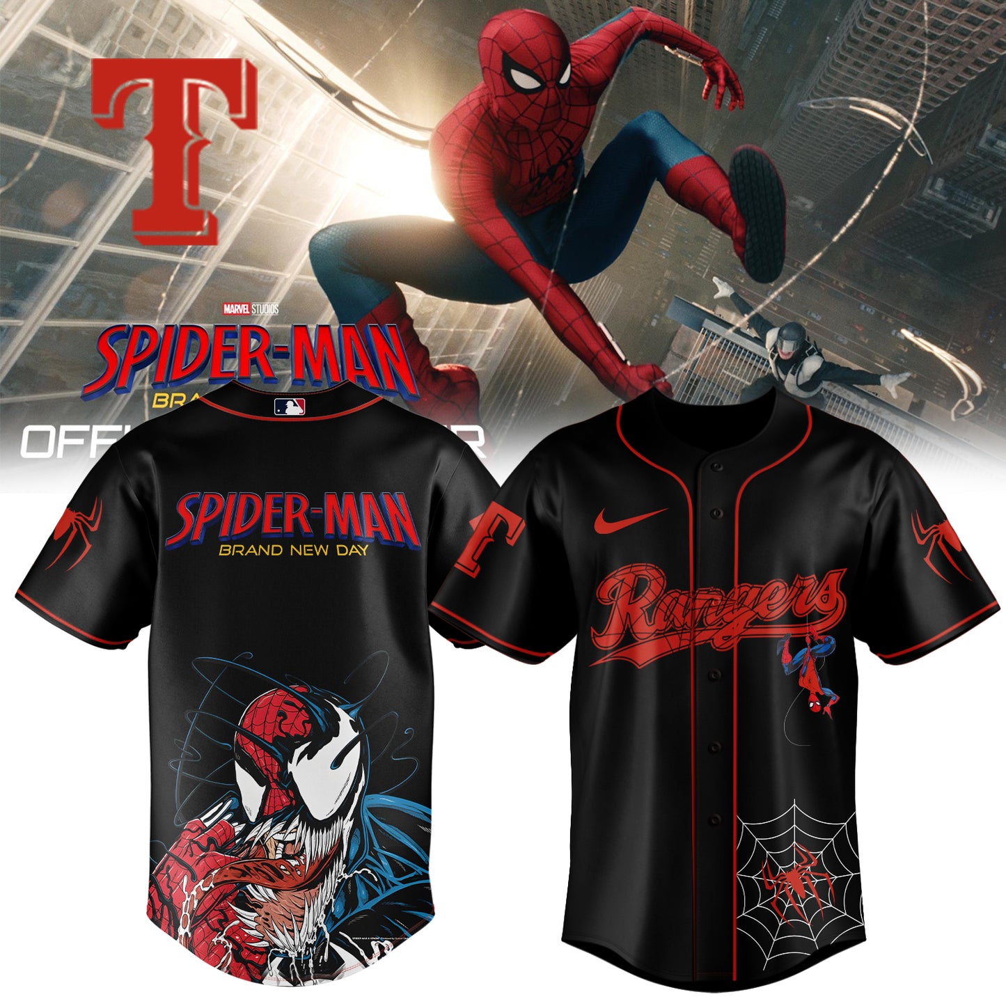 MLB ALL TEAM x Spider Man: Brand New Day Jersey | UV32