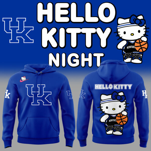 Kentucky Wildcats Men's Basketball x Hello Kitty Night Game Hoodie