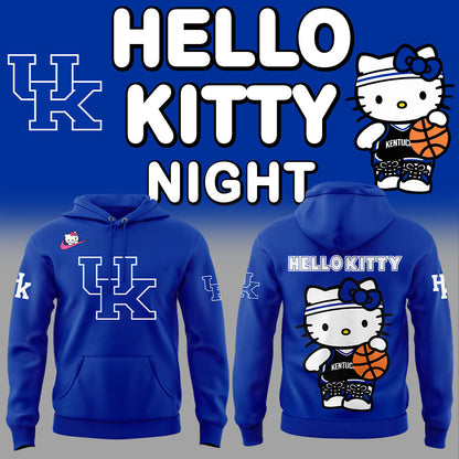 Kentucky Wildcats Men's Basketball x Hello Kitty Night Game Hoodie