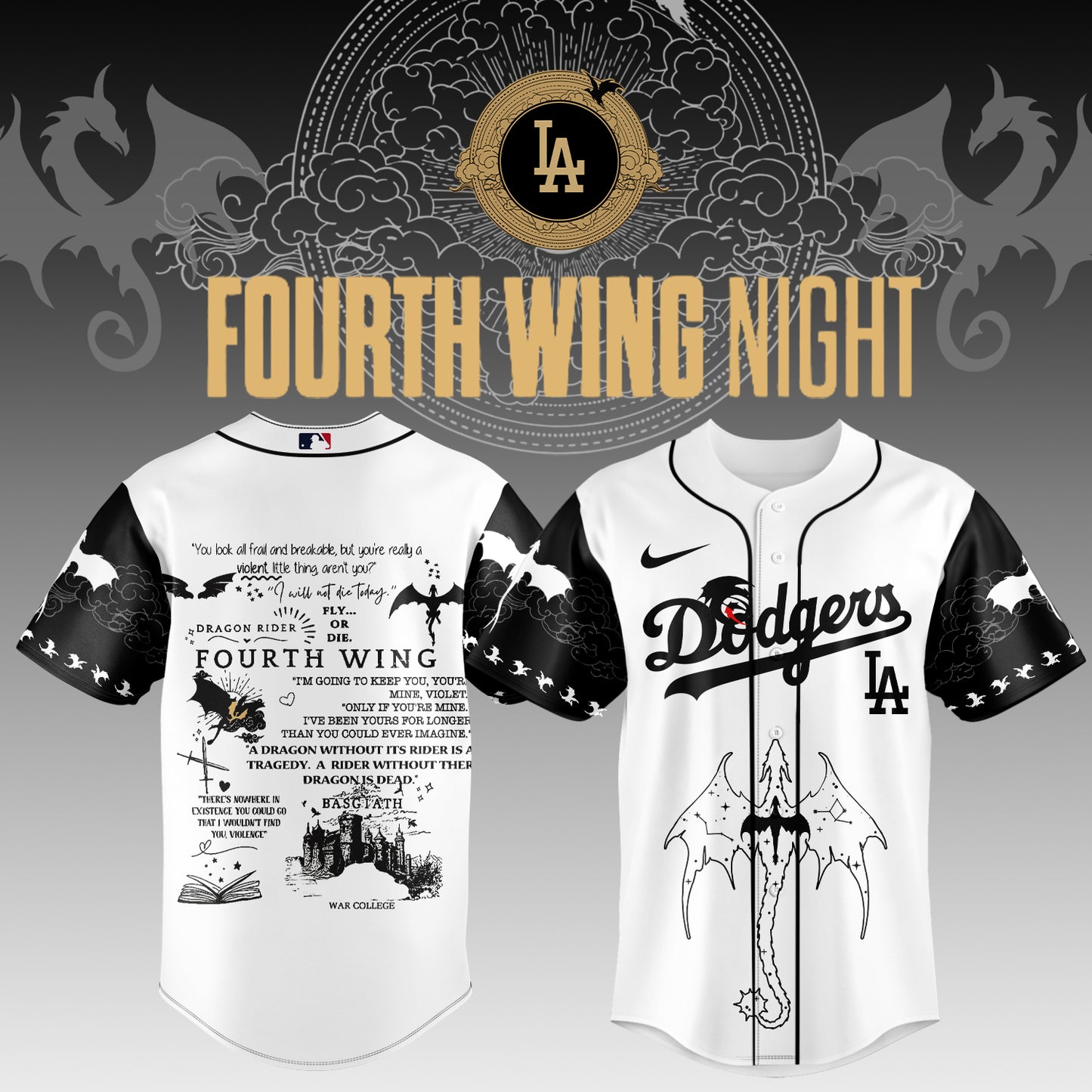 MLB ALL TEAMS x Fourth Wing Night Jersey | TN21