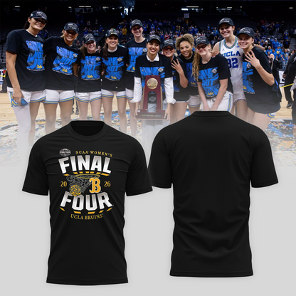 UCLA 2026 Women Basketball Five Four Champion T-Shirt Black Ver 08