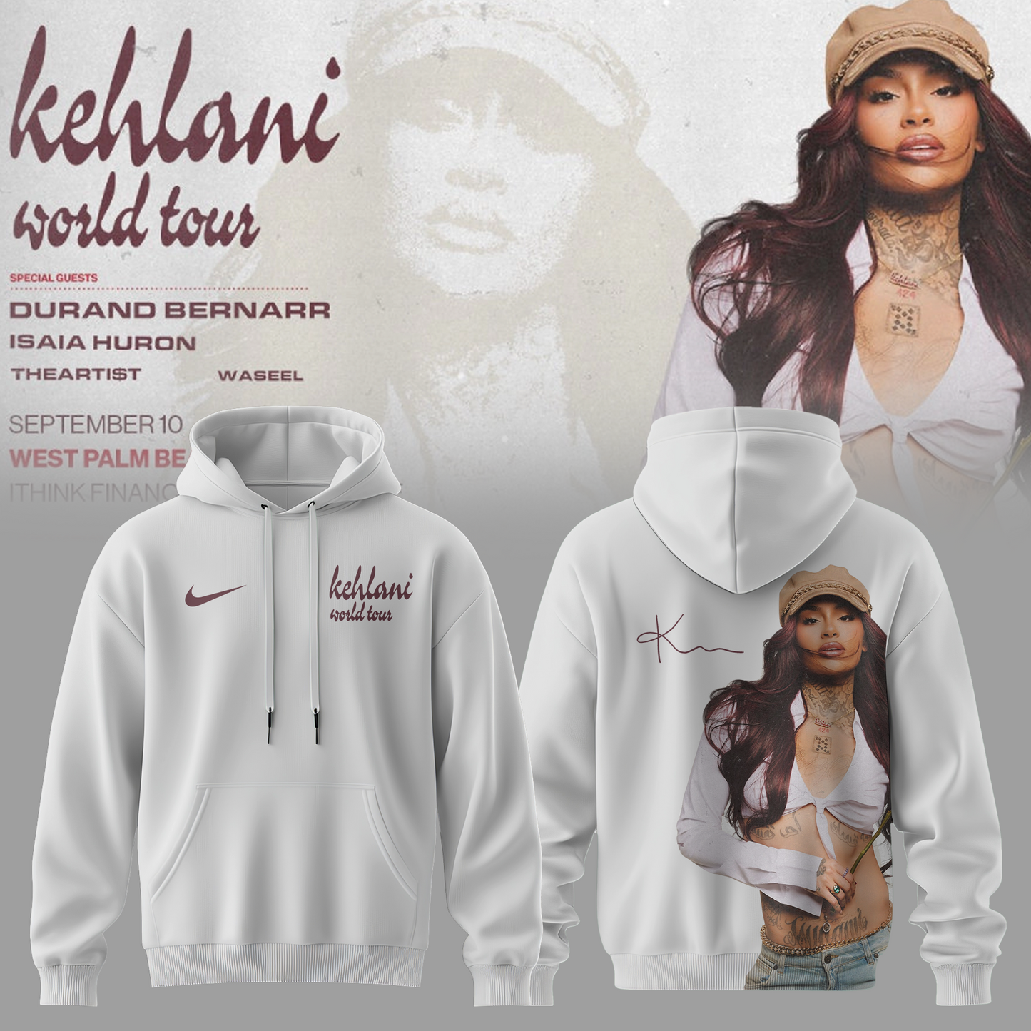 Kehlani World Tour 2026 Limited Edition Signature Hoodie | KS24