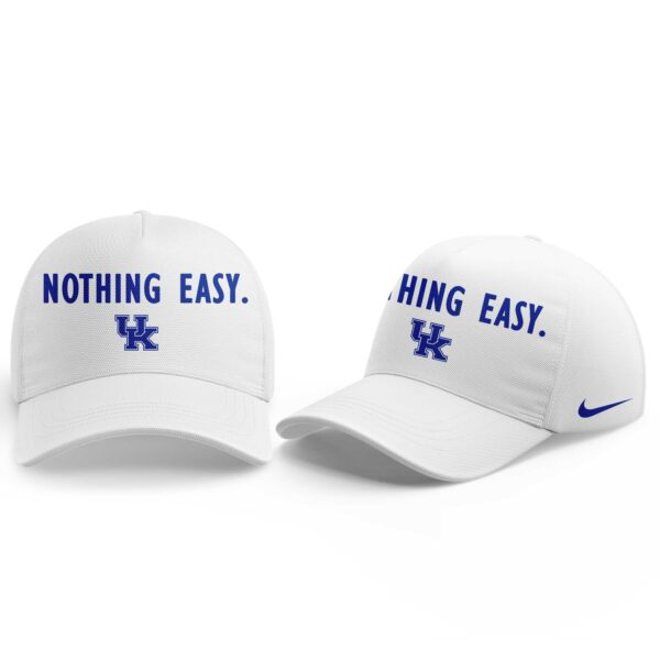 Kentucky Wildcats Men's Basketball Nothing Easy Uniform V2 Hoodie