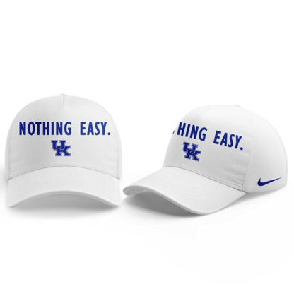 Kentucky Wildcats Men's Basketball Nothing Easy Uniform V2 Hoodie