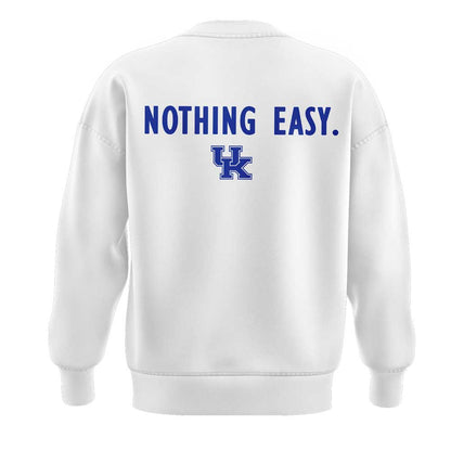 Kentucky Wildcats Men's Basketball Nothing Easy Uniform V2 Sweatshirt