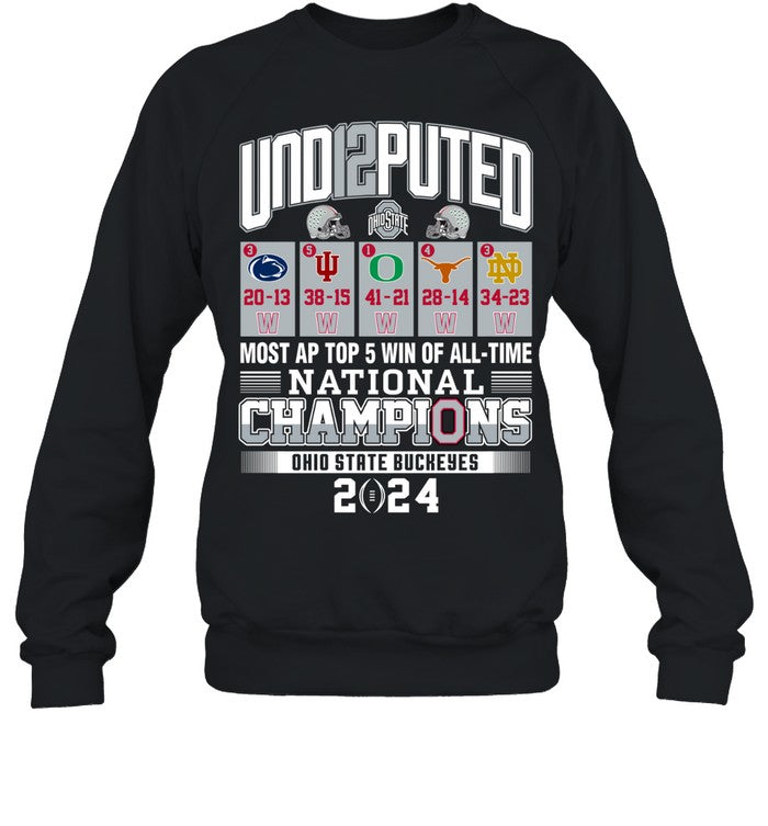 Ohio UND12PUTED - Ohio State Buckeyes Shirt National Champions Limited Edition