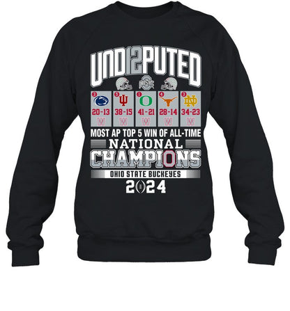 Ohio UND12PUTED - Ohio State Buckeyes Shirt National Champions Limited Edition
