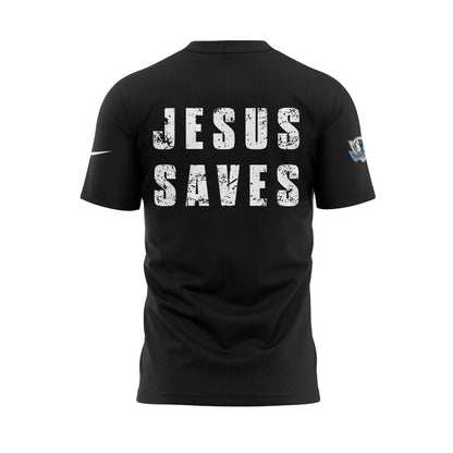 Dallas Mavericks Jesus Saves T-shirt V2