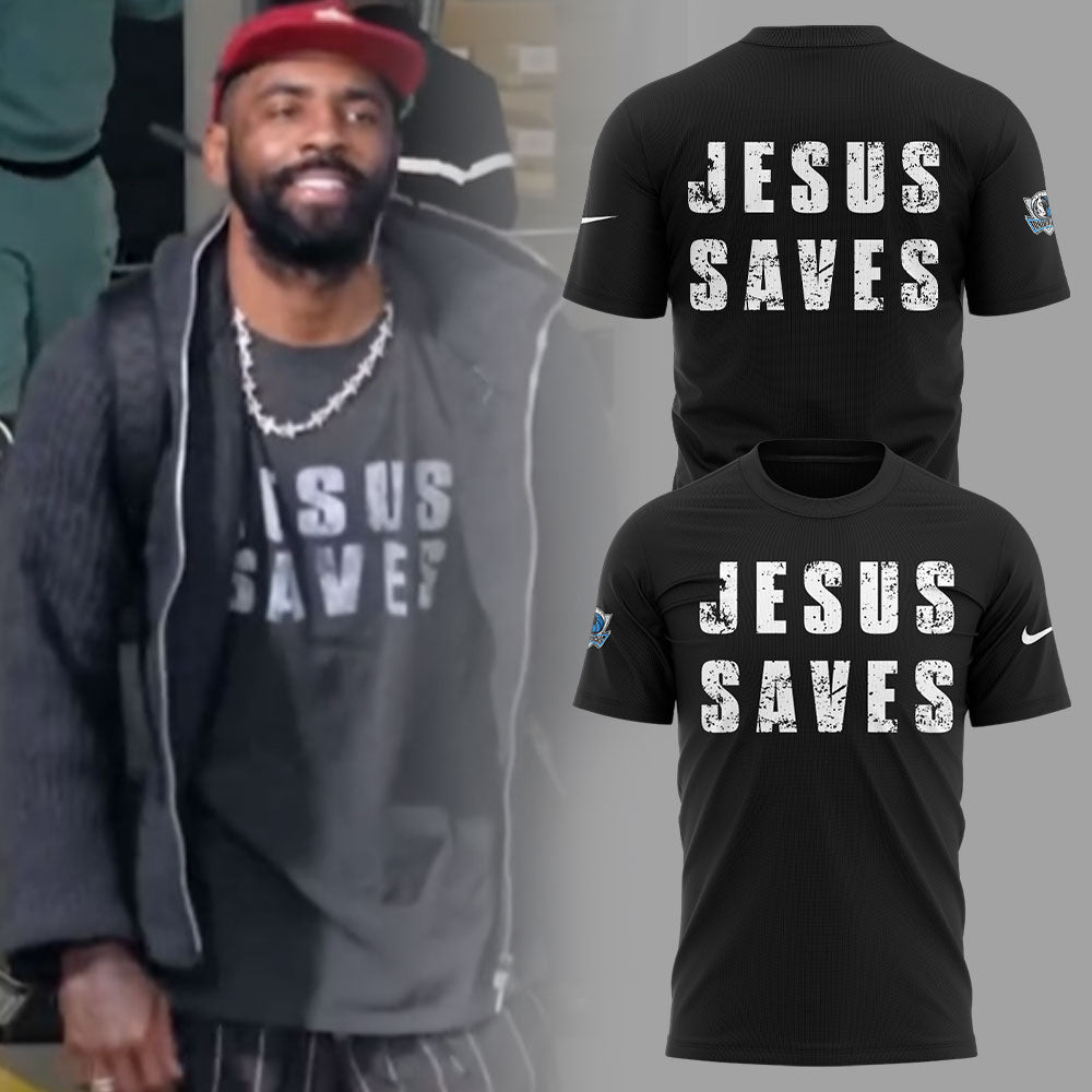 Dallas Mavericks Jesus Saves T-shirt V2