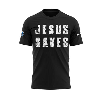 Dallas Mavericks Jesus Saves T-shirt V2