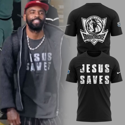 Dallas Mavericks Jesus Saves T-shirt