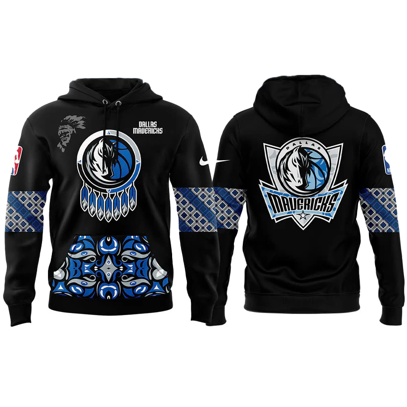 Dallas Mavericks Hoodie Native American Heritage Month Premium Limited Hoodie
