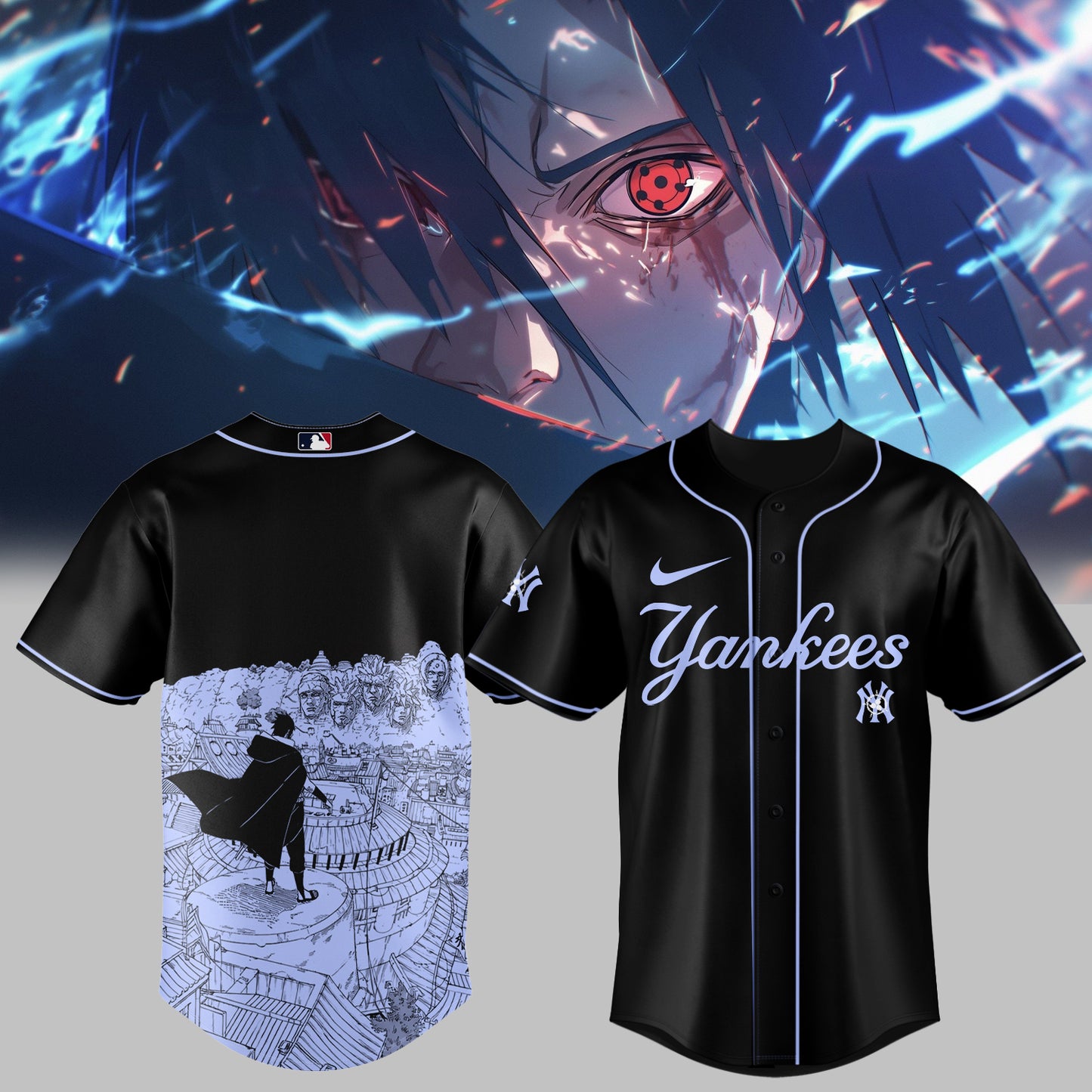 MLB ALL TEAM x Naruto "Sasuke" Limited Jersey | XO35