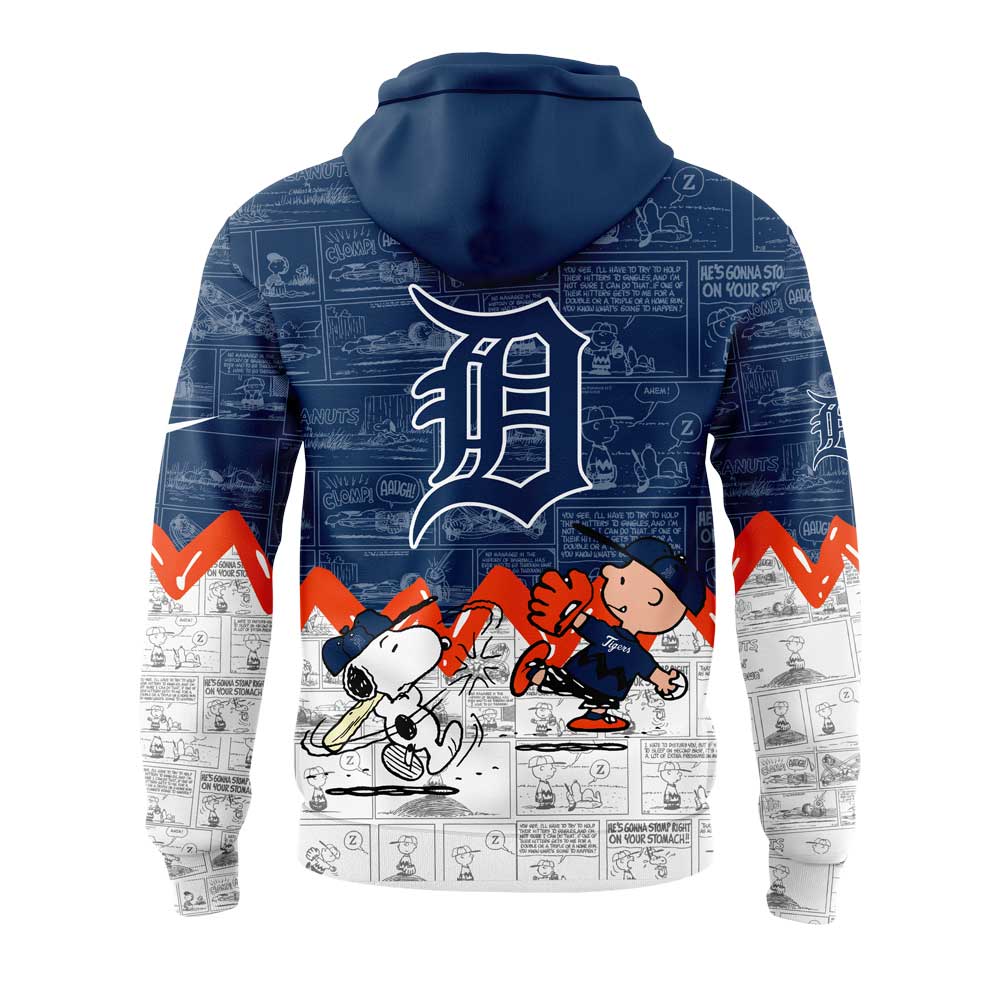 Detroit Tigers 75th Anniversary of Peanuts Hoodie