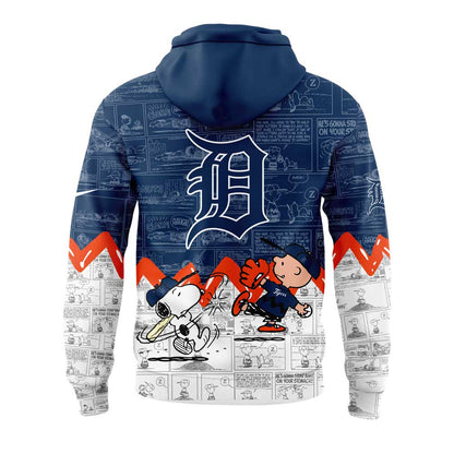 Detroit Tigers 75th Anniversary of Peanuts Hoodie
