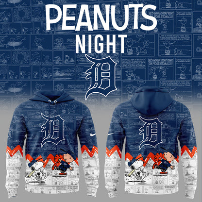 Detroit Tigers 75th Anniversary of Peanuts Hoodie