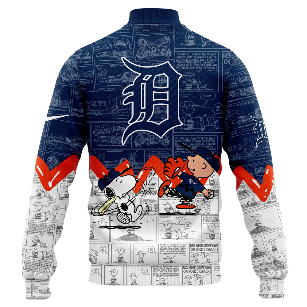 Detroit Tigers 75th Anniversary of Peanuts Baseball Jacket