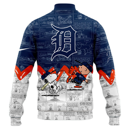 Detroit Tigers 75th Anniversary of Peanuts Baseball Jacket