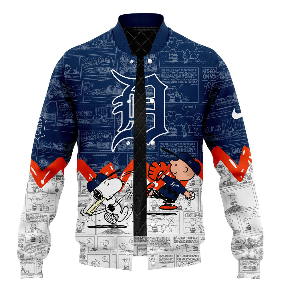 Detroit Tigers 75th Anniversary of Peanuts Baseball Jacket