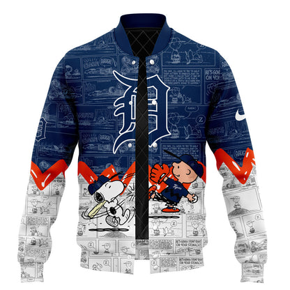 Detroit Tigers 75th Anniversary of Peanuts Baseball Jacket