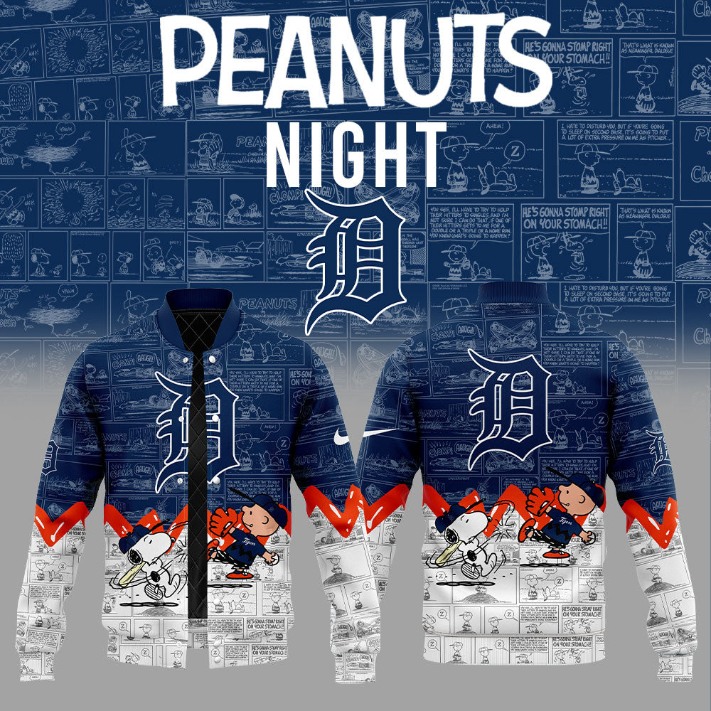 Detroit Tigers 75th Anniversary of Peanuts Baseball Jacket