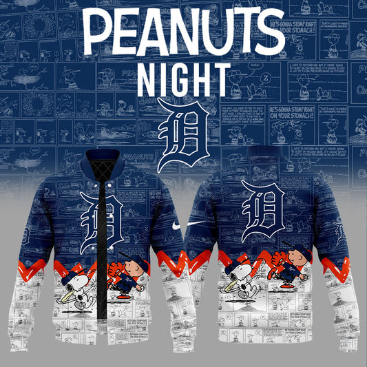 Detroit Tigers 75th Anniversary of Peanuts Baseball Jacket