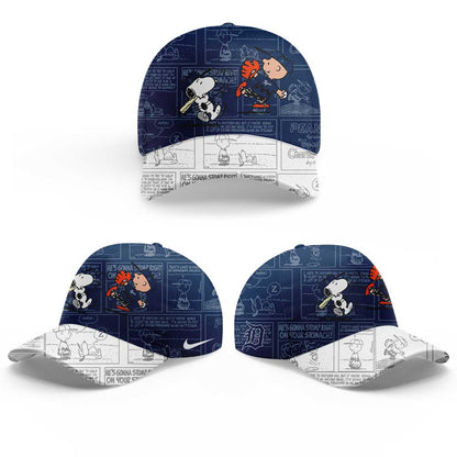 Detroit Tigers 75th Anniversary of Peanuts Hoodie V3